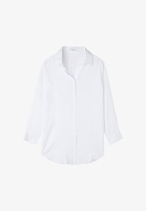 Calzedonia, LONG SLEEVED - Vestido camisero - white