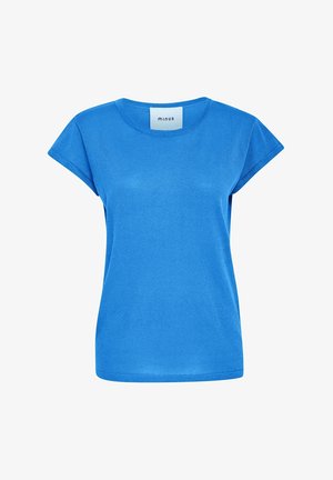 Minus, CARLINA - T-shirt con stampa - ocean blue lurex