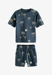 Unselected, navy blue palms