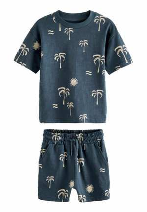 Next CHARACTER SET REGULAR FIT - Treningo apatinė dalis - navy blue palms