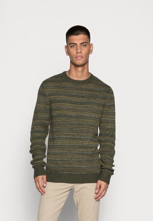 JJGROOVE CREW NECK - Jumper - forest night