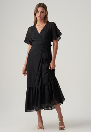 LELA WRAP  - Vestido informal - black