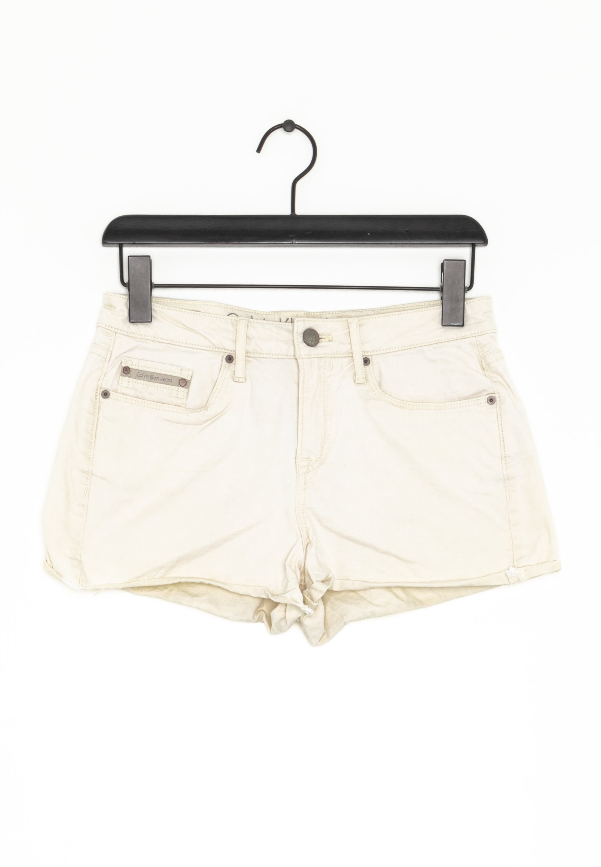 Calvin Klein Jeans Denim shorts beige (Pre-owned) Zalando