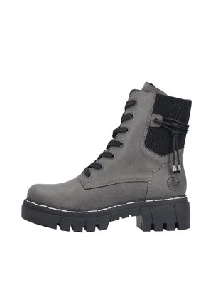 Rieker Bottines de cowboy / motard - grau