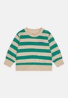 STRIPES BABY UNISEX - Športni pulover - dark emerald/dark vanilla