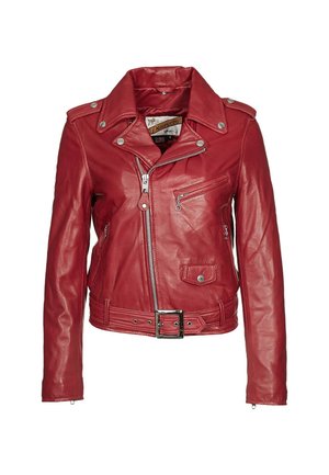 Leren jas - red