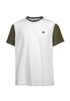 Trendsplant COLOR BLOCK - T-Shirt basic - white