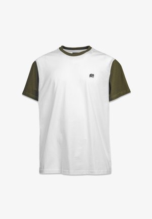 Trendsplant COLOR BLOCK - T-Shirt basic - white