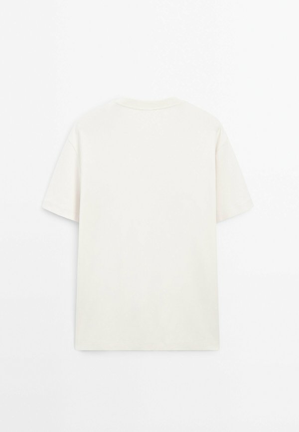SHORT SLEEVE - Basic T-shirt - mottled beige3