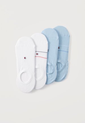 4 PACK - Socquettes - white/light blue