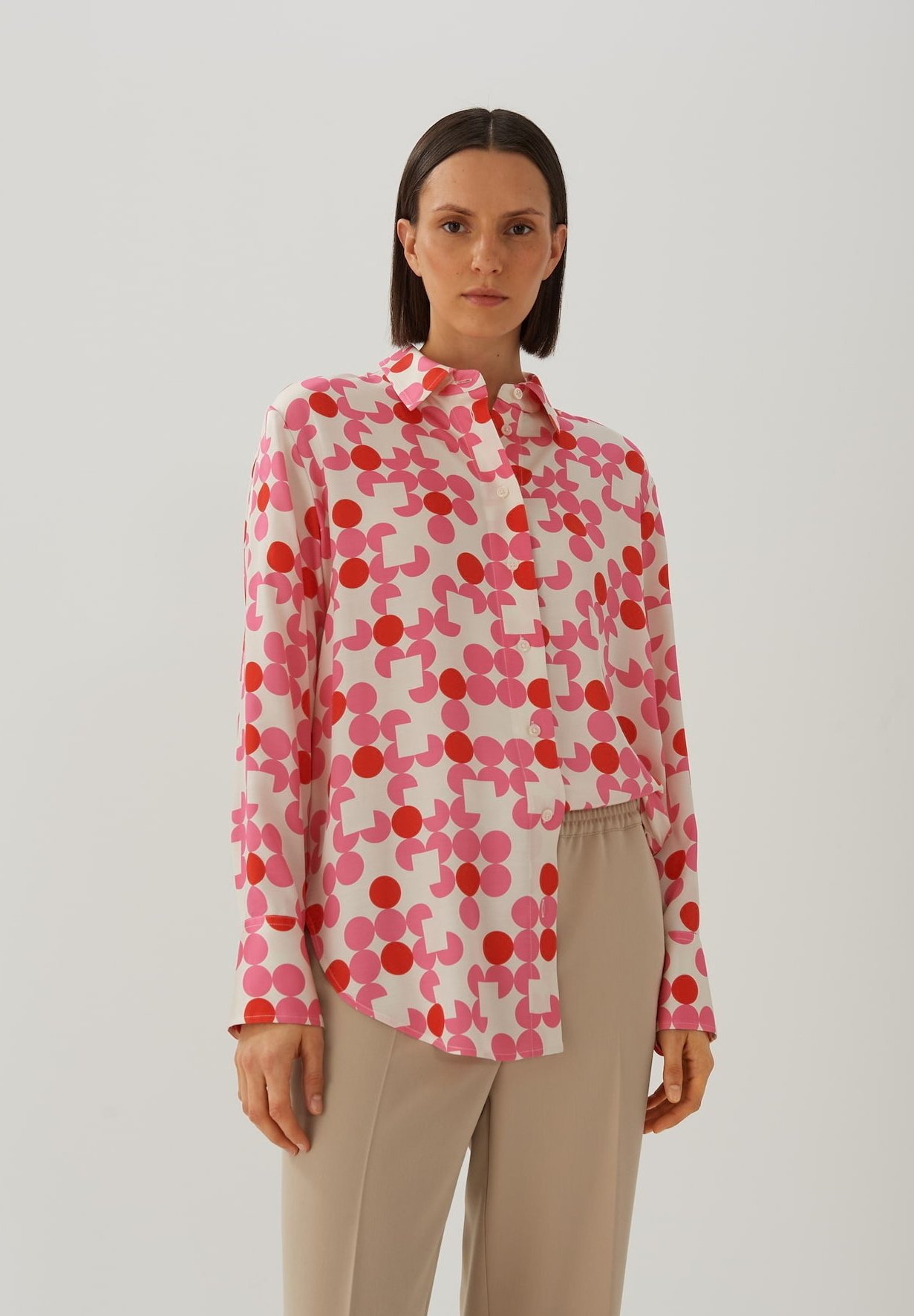 someday. - LANGARM ZISABEL DOT - Overhemdblouse - blossom