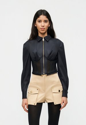 Elisabetta Franchi Bluza z gumbi - nero