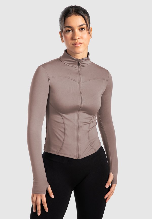 TRAININGS INDIRA - Trainingsjacke - braun