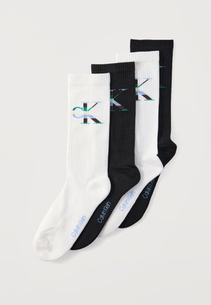MONOGRAM 4 PACK  - Chaussettes - white/black