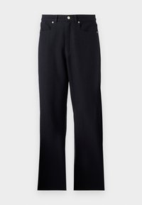 CASE HERRINGBONE - Pantalon classique - black
