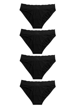 Next DOT PRINT HIGH LEG TRIM FOUR PACK - Slip - black