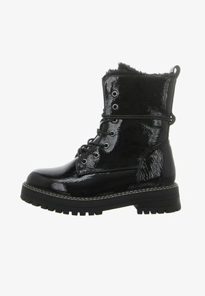 Winter boots - black wrinkled