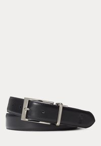 REVERSIBLE LEATHER DRESS BELT - Puvunhousujen vyö - black/refined navy