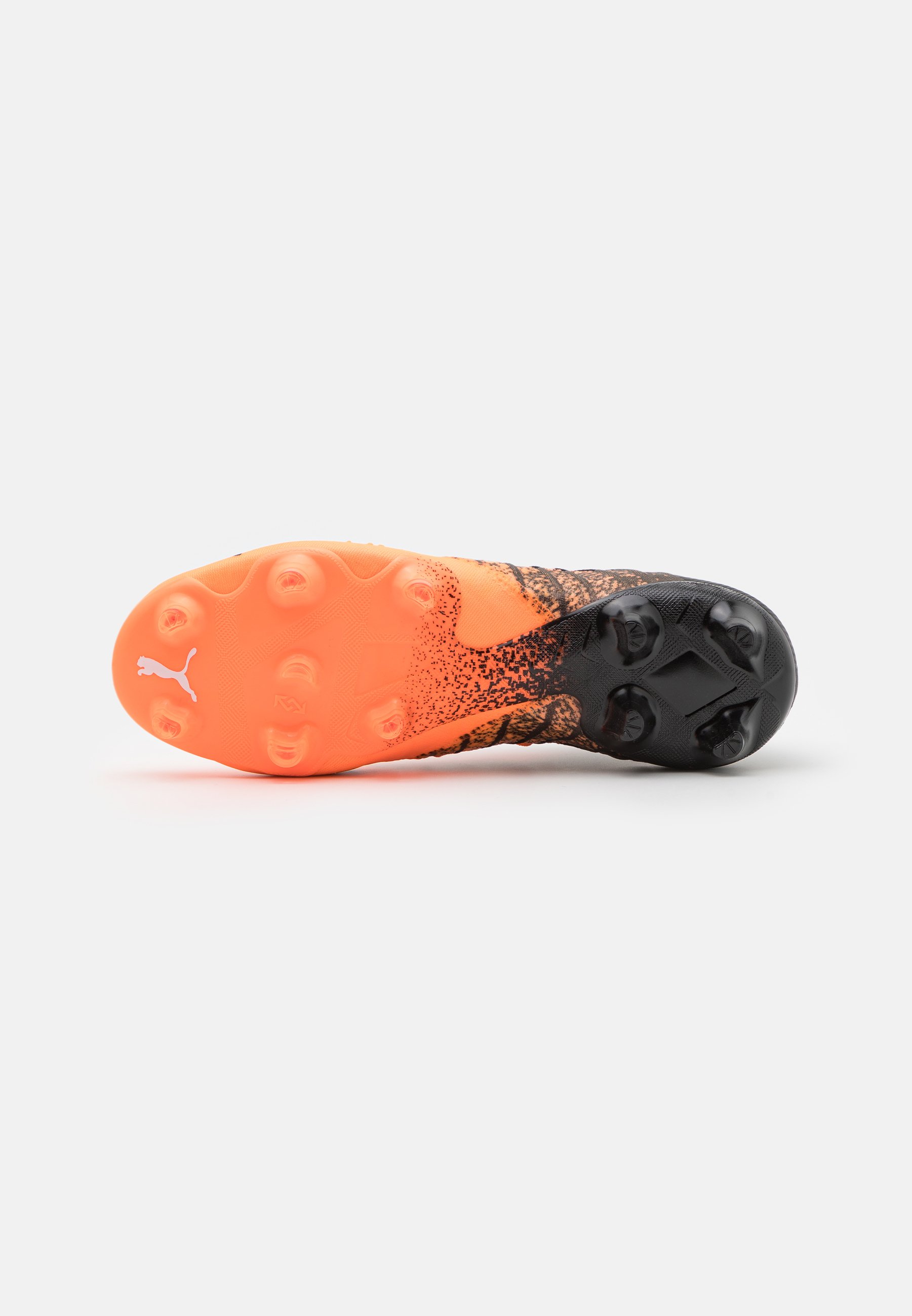 Puma FUTURE 1.3 FG/AG - Botas de fútbol con tacos - neon citrus/black/white/ naranja - Zalando.es