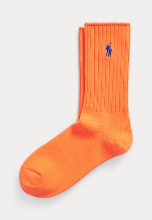 Polo Ralph Lauren, RIBBED CREW SOCKS - Chaussettes - orange