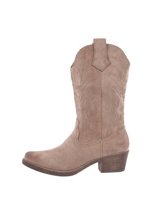 Bottes de cowboy / motard - natur