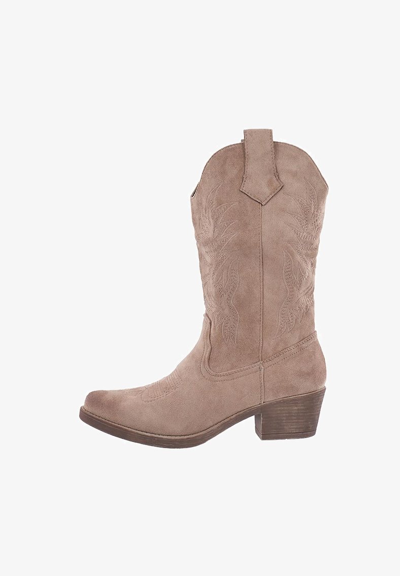 Elara Cowboy- / Bikerboots - natur