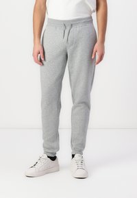 Tommy Jeans - TJM SLIM S FLAG  - Tracksuit bottoms - grey Thumbnail Image 1