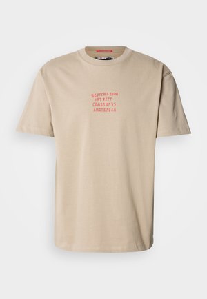 Scotch & Soda RELAXED FIT ARTWORK - Print T-shirt - plaza taupe