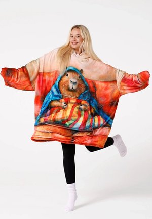 CAPYBARA HUGGIE - Mikina s kapucňou - orange