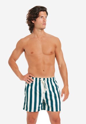 Gassa d’Amante Swimming trunks - green white stripes