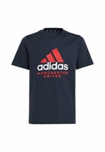 adidas Originals MANCHESTER UNITED - Print T-shirt - night grey/grey ...