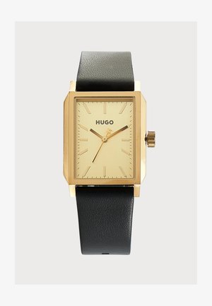 HUGO, #TANK - Ρολόι - black/gold-coloured