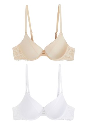 CARA PUSH UP PLUNGE BRAS 2 PACK - „Push-up” grudnjak - beige