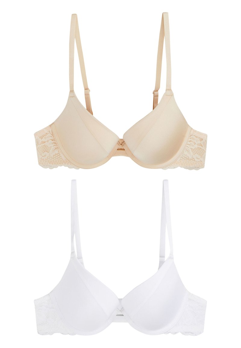 Next - CARA PUSH UP PLUNGE BRAS 2 PACK - Push-up BH - beige, Vergrößern