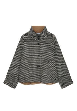 Luisa Viola, GIACCA DOUBLE PIED-DE-POULE - Veste légère - nero