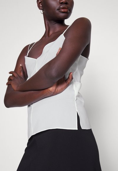 DESIGNERS REMIX VALERIE BACK DRAPE TOP - Μπλούζα - cream