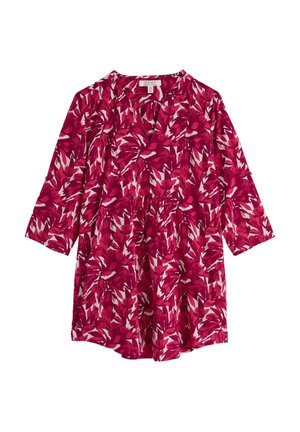 Seasalt Cornwall, SEASALT CORNWALL OP ART TUNIC - Tunic - abstract protea bright radish