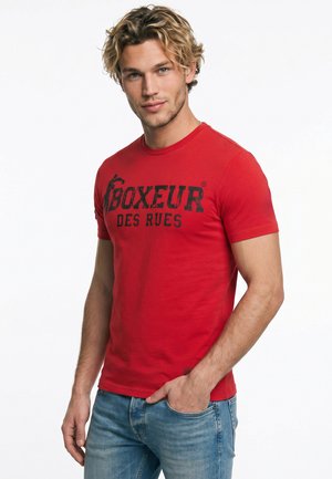 Boxeur Des Rues, BOXEUR DES RUES T-SHIRT BOXEUR STREET 2 - Camiseta estampada - red