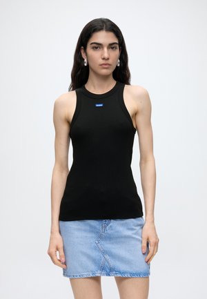 HUGO EASY TANK - Topp - black