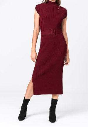 Strickkleid - red