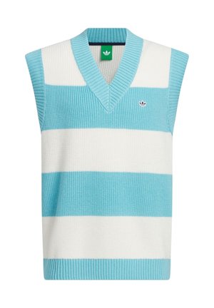 adidas Performance, ORIGINALS OVERSIZED VEST - Jersey de punto - light aqua chalk white