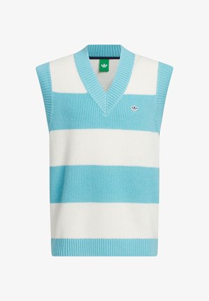 adidas Performance, ORIGINALS OVERSIZED VEST - Jersey de punto - light aqua chalk white