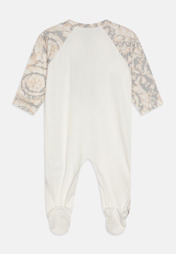 BABY WITH FEET BAROCCO NEWBORN LOGO PRINT UNISEX - Sleep suit3