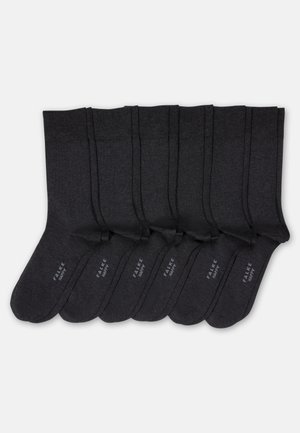 FALKE Happy 6-Pack - Calcetines - anthra mel