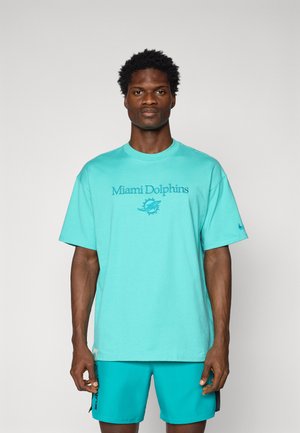 NFL MIAMI DOLPHINS TEE - Article de supporter d'équipe de club - washed teal