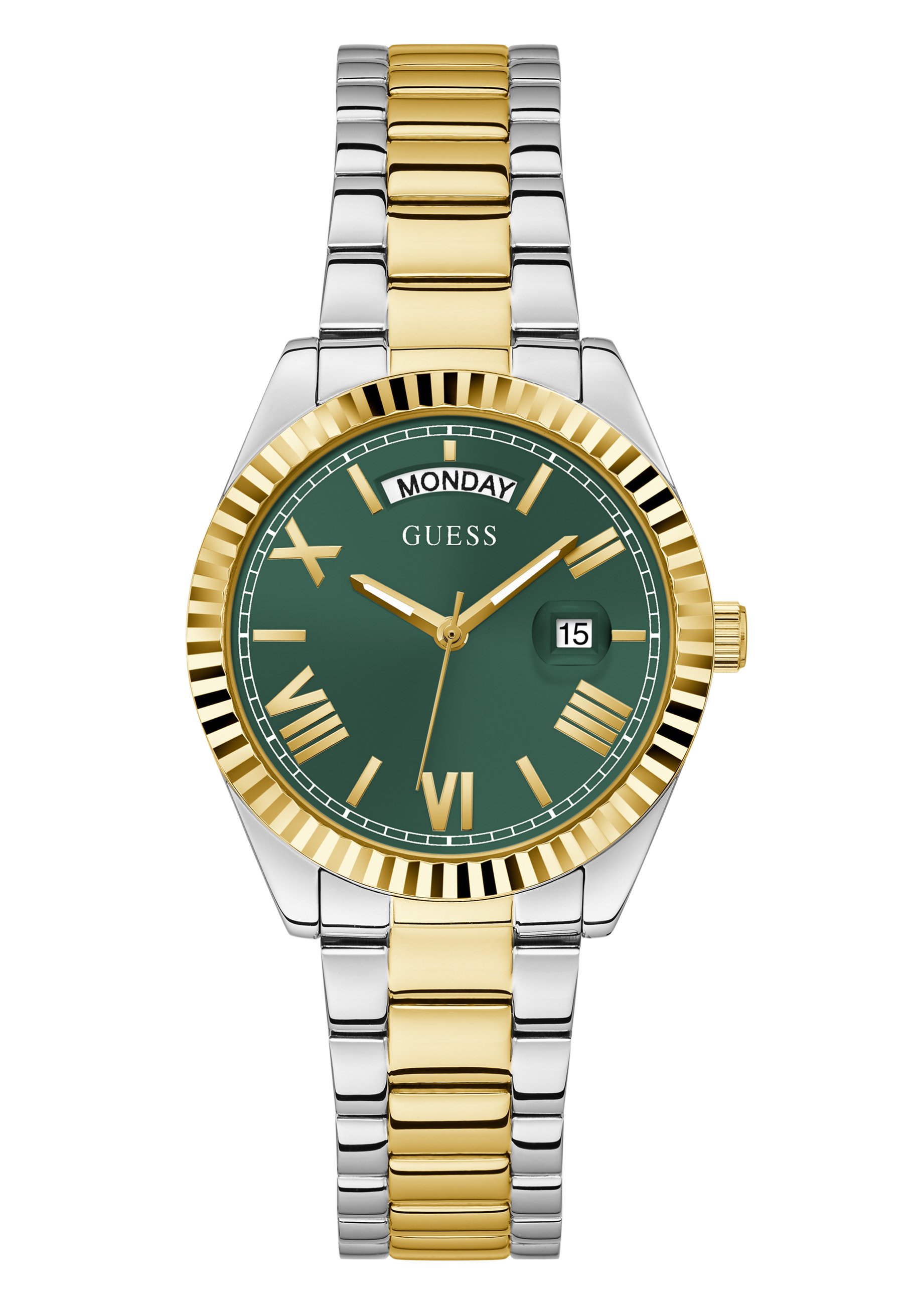 Orologio da uomo Cut-Through con strass color oro Italia