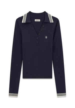 Guess, GJ LS POLO EMB SWTR - Jersey de punto - aw   daring ocean