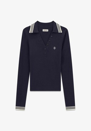 Guess, GJ LS POLO EMB SWTR - Pullover - aw daring ocean