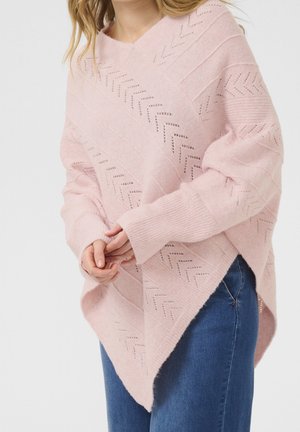Pullover - mottled pink