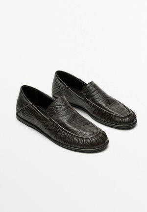 Massimo Dutti, Moccasins - dark brown